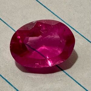 Vibrant Pink Certified Natural 6.55 ct. Padparadscha Pink Sapphire, Oval Cut